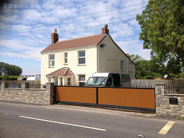 Wooden Cantilever Sliding Gate, Highbridge.